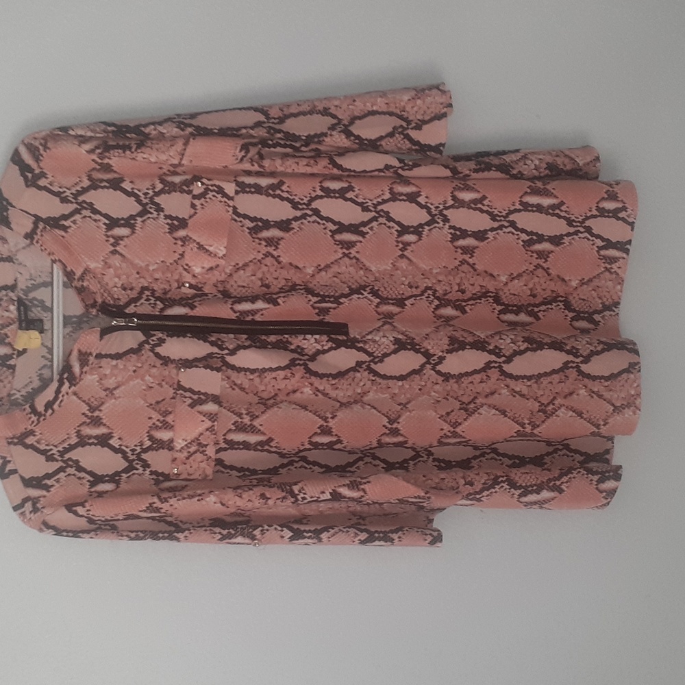 Animal print blouse